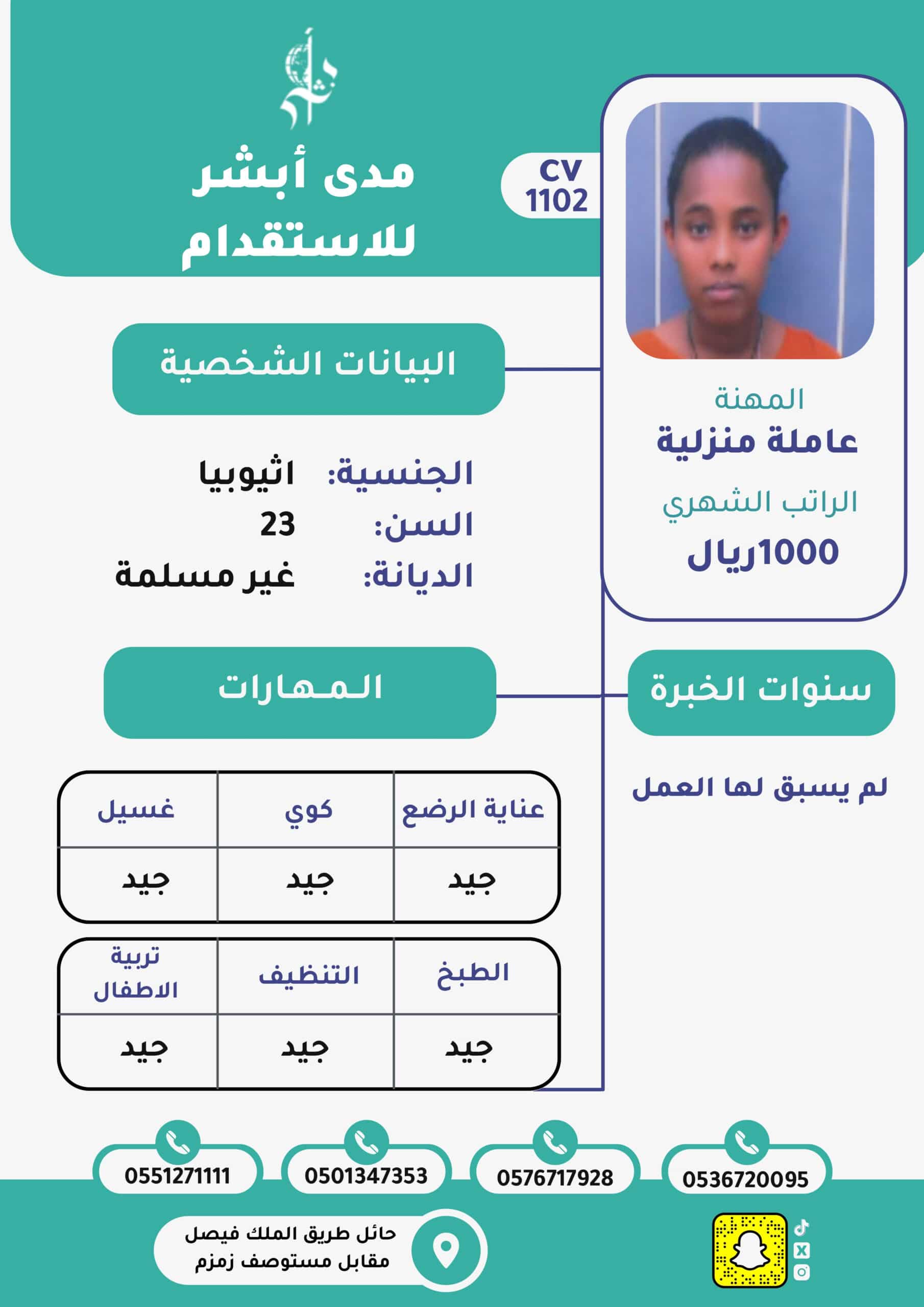 cv572-الاستقدام من بوروندي