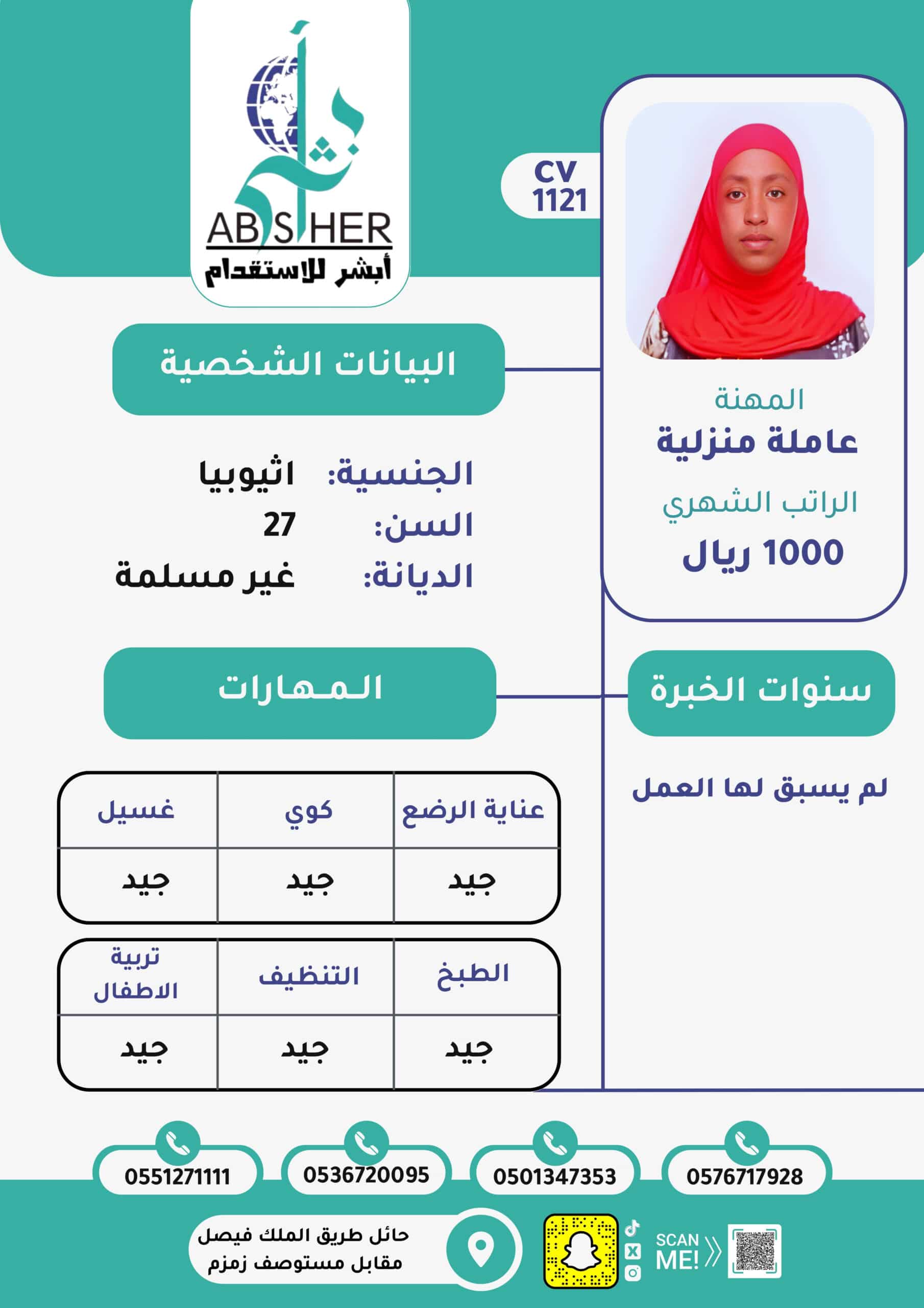 cv1108-الاستقدام من كينيا