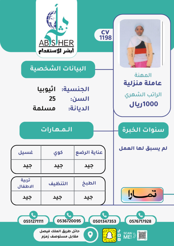 الاستقدام من اثيوبيا -cv1198