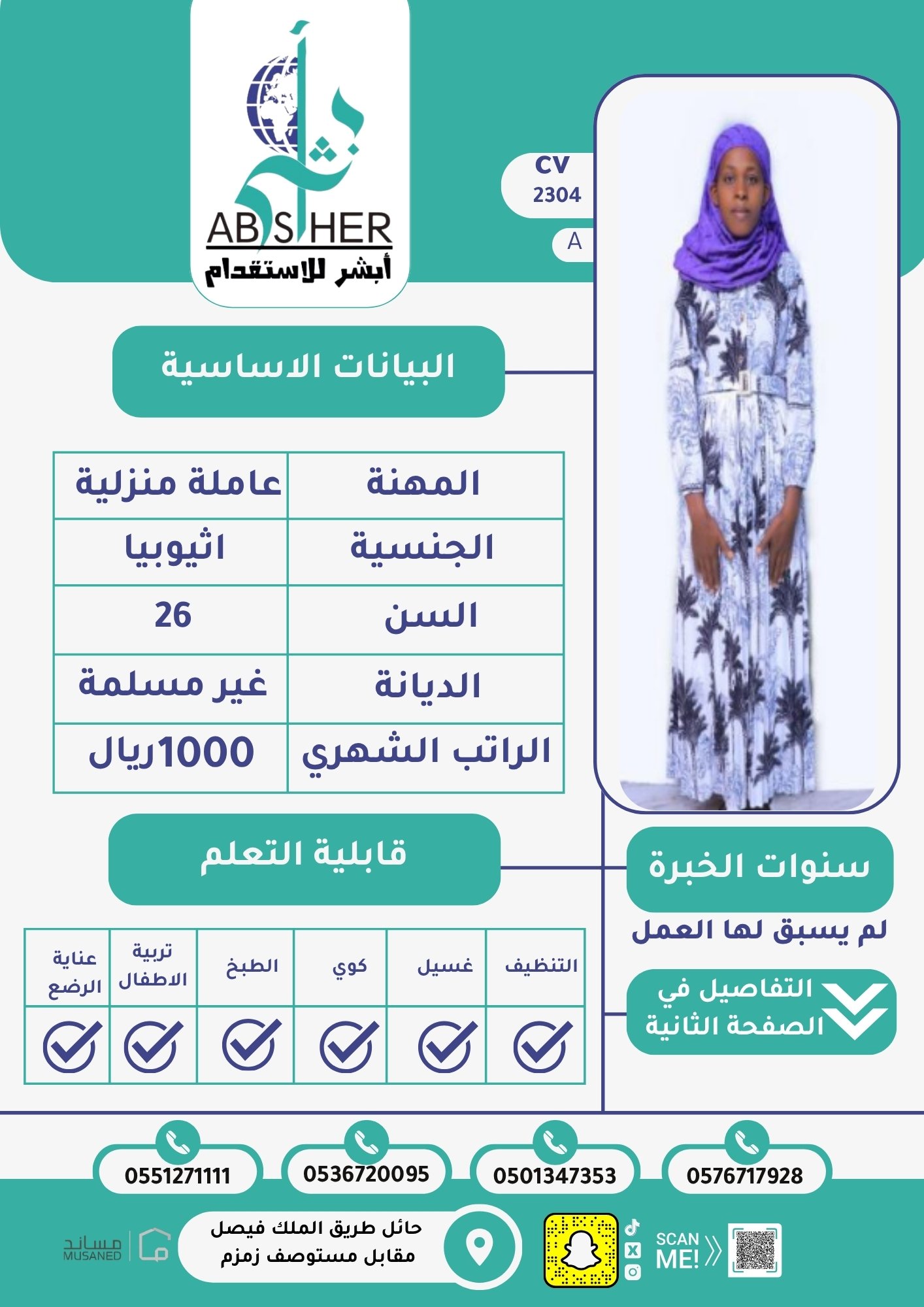 الاستقدام من كينيا – cv2288