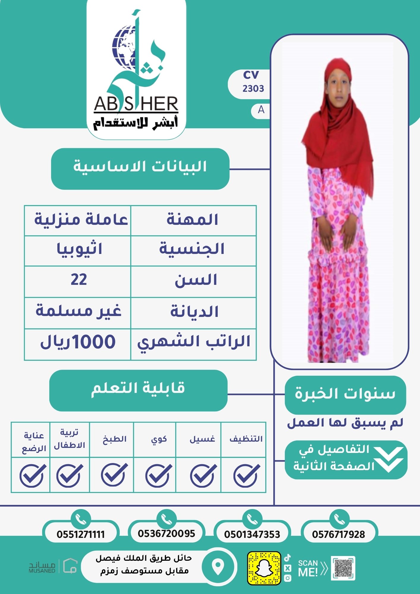 الاستقدام من كينيا – cv2288